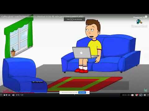 SdridsdjAnimate Reaching S01E05 Caillou Gives LouieTheVyonder2002 A Shoutout On His 5 0K Subs And