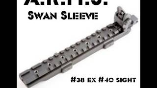 A.R.M.S. #36■EX SWAN AR10■アームズ レール マウント A.R.M.S. SWAN SLEEVE M4 Mount - YouTube