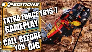 Expeditions A Mudrunner Game - Tatra FORCE T815-7 Gameplay - Call Before You Dig