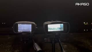 Demo of AKASO VS Other Competition(2)| AKASO Seemor|Ture Full-Color Night Vision Goggle