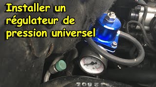 Kit Regulateur De Pression De Carburant Universel Reglable En
