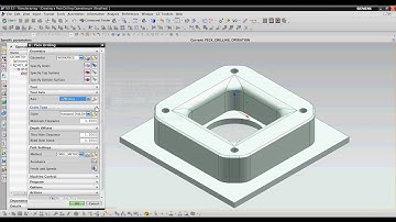 NX   Creating a Peck Drilling Operation