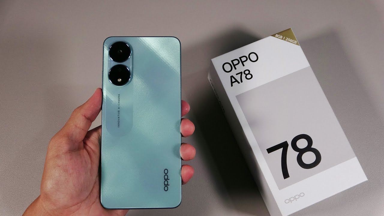 Oppo A78 4G unboxing, speakers, camera, antutu, gaming test 