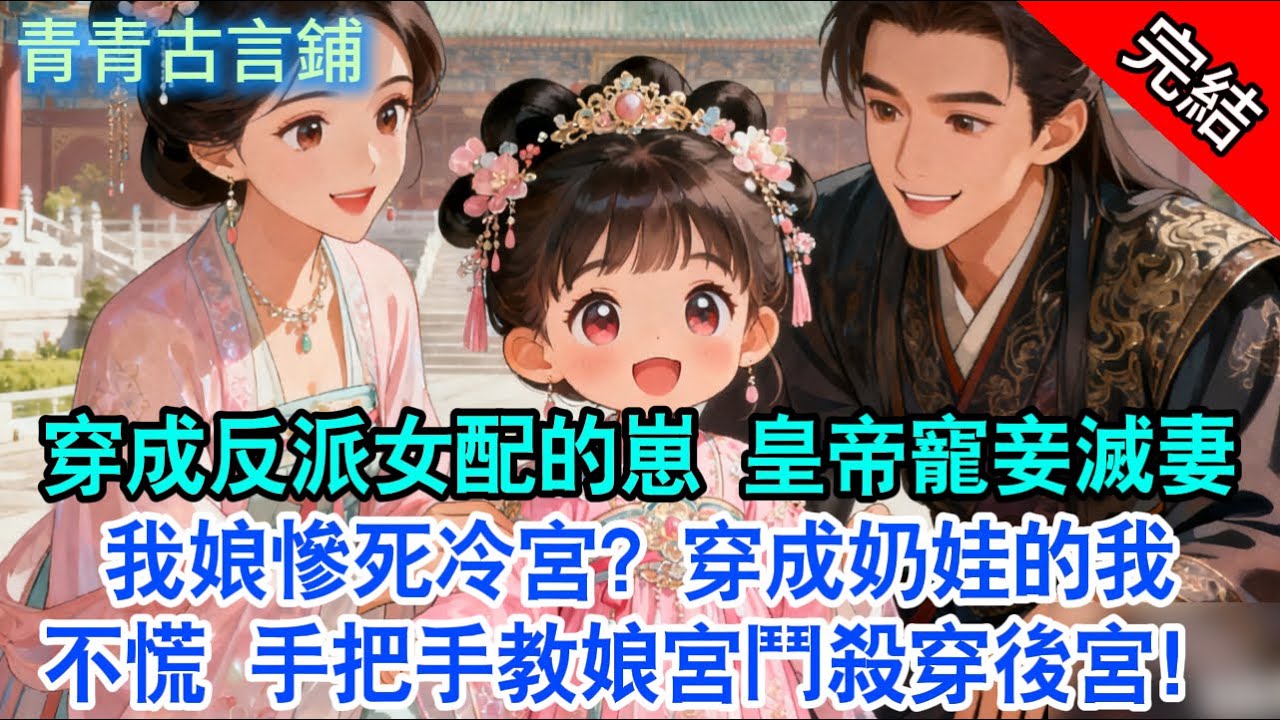 【完結古言】穿成反派女配的崽 皇帝寵妾滅妻，我娘慘死冷宮？穿成奶娃的我：不慌 手把手教娘宮鬥殺穿後宮！#古言 #完結 #甜文 #小孩 #皇帝 #太子 #宫斗