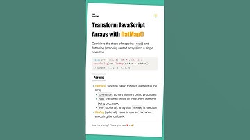 Transform JavaScript Arrays with flatMap()