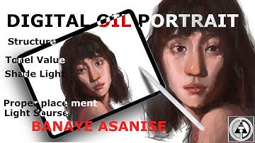 DIGITAL OIL PORTRAIT | PROCESS | Part 1