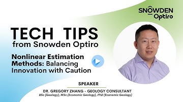 TECH TIPS: Nonlinear Estimation Methods: Balancing Innovation with Caution. Speaker: Gregory Zhang