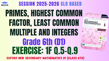 Class 6 | Exercise 1F Q5–Q9 | Fractions & Decimals | APS Maths