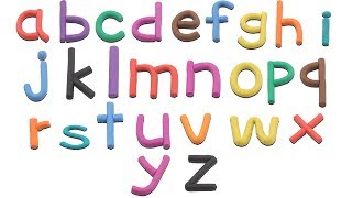 Play Doh Abc Abc Learn Small Alphabets With Play Doh Abc Phonics Song A To Z For Kids