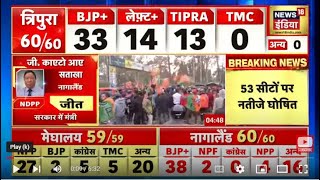 Election Results 2023: Meghalaya और Nagaland में BJP कार्यकर्ताओं में जश्न का माहौल