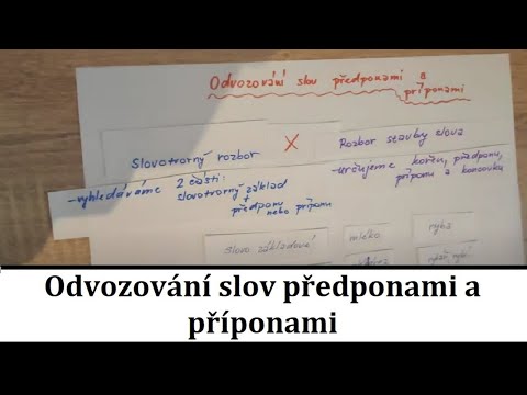 Video: Jak Zvýraznit Příponu Slovem