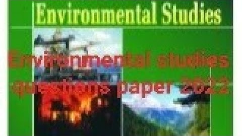 Assam University B.Com 2nd sem Environmental studies question paper 2022 👍