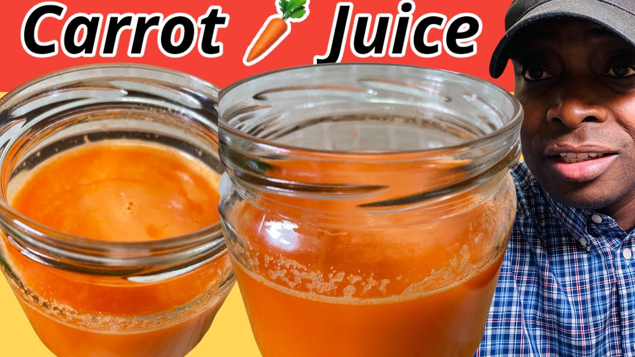 Nutrition facts and health benefits drink carrot mixed ginger juice for surprising benefits | Chef Ricardo Cooking