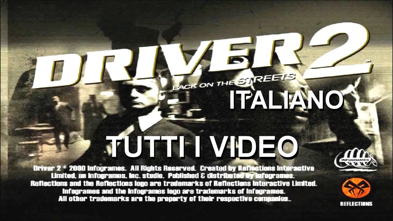 Driver 2 ITA PS1 Il Film - Tutti i video - Cutscene PSX - Movie - Italiano