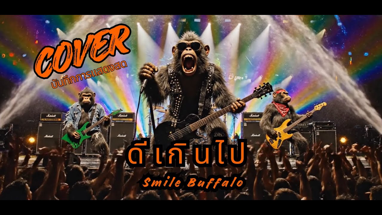 [MV] ดีเกินไป - Smile Buffalo [Cover Ai] By Brutal Monkey Brand [ลิงร็อค] I บันทึกการแสดงสด