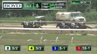 RACE 5 PROGRAM 7 12 2025