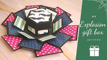 Hexagon Explosion Box Tutorial - How to Make Your Own DIY Valentine