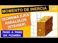 VÍDEO 02 - (ESTÁTICA) Calcule el MOMENTO DE INERCIA alrededor de los ejes centroidales x e y.