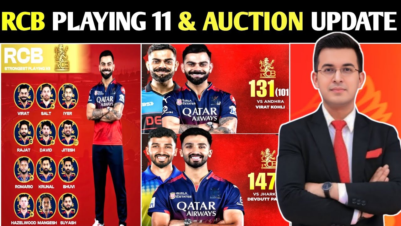 RCB IPL 2026: Playing XI Auction Picks और retention list update 