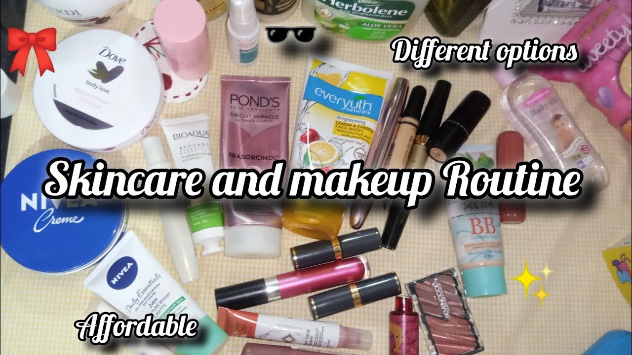 My realistic makeup and skincare routine as a Pakistani student