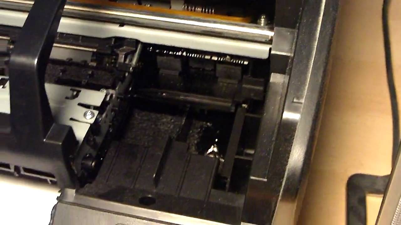 Leaking HP Deskjet - YouTube