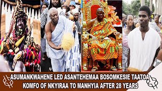 LIVE || ASUMANKWAHENE LED ASANTEHEMAA BOSOMKESIE TAATOA KOMFO OF NKYIRAA TO MANHYIA AFTER 28 YEARS