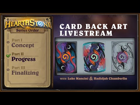 Card Back Art Livestream | Part 2: Progress