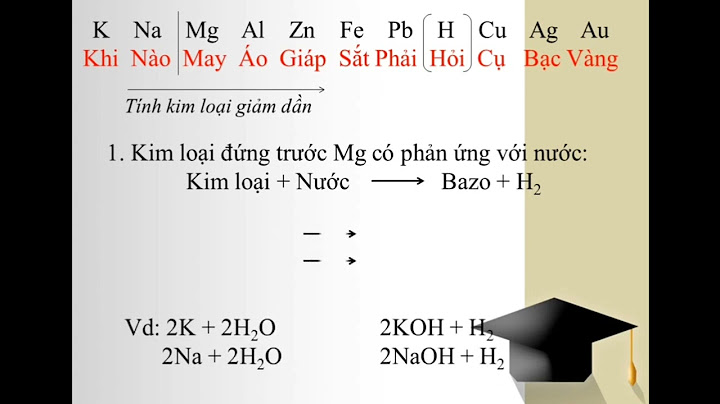 Các kim loại trong dãy hoạt đọng hóa học năm 2024