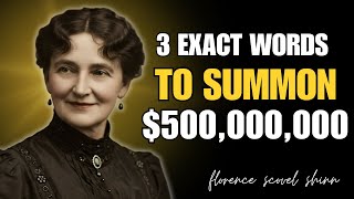 Stop Asking, Command The Universe To Send You $500,000,000 (These Exact Words) / Florence Scovel