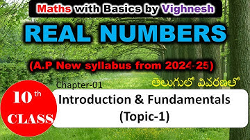 Introduction to Real numbers(10th new syllabus-AP)