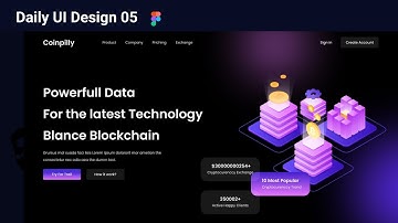 Daily UI Design Draw - Bitcoin Cryptocurrency With Figma