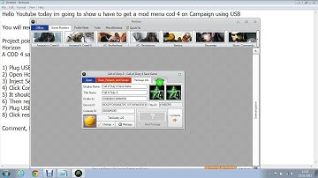 how to get Cod 4 Mod menu on campaign TUT