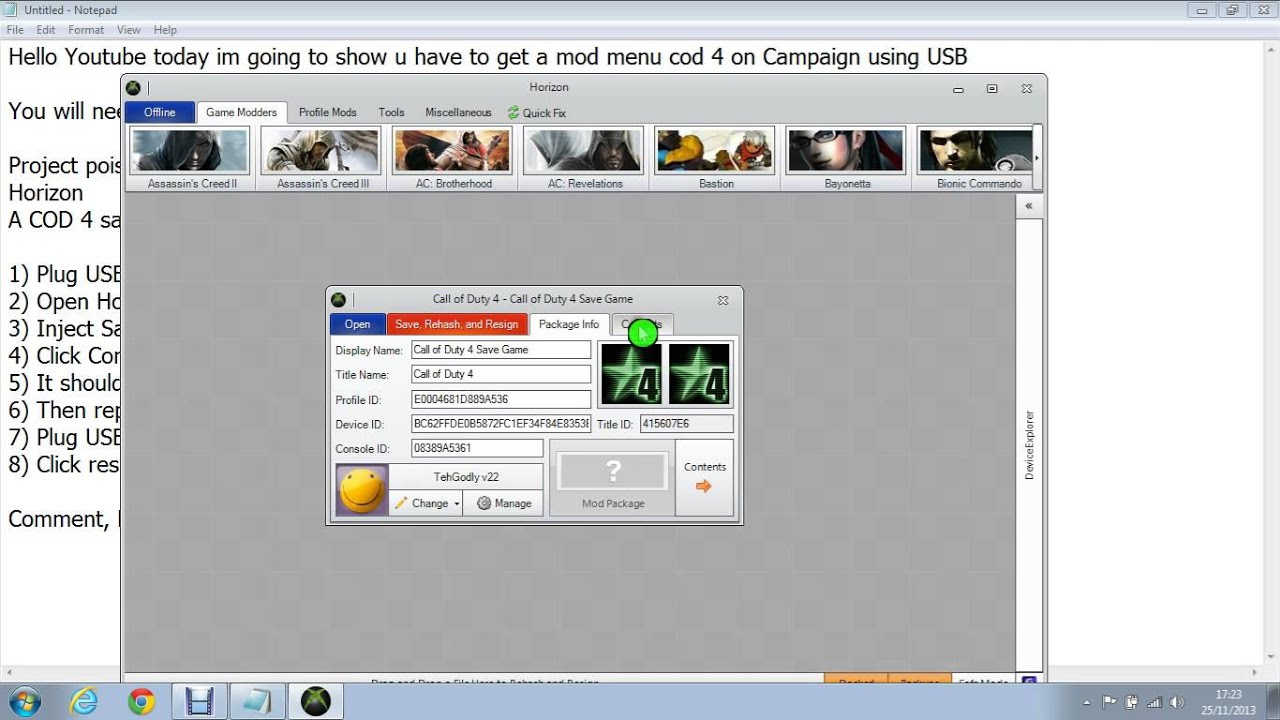 how to get Cod 4 Mod menu on campaign TUT - YouTube