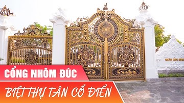 Không Gian Sống Thêm Đẳng Cấp Với Điểm Nhấn Là Mẫu Cổng Nhôm Đúc Đẹp Tại Yên Khánh, Ninh Bình