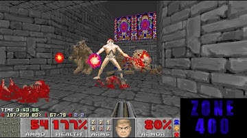 DOOM Zone400 Map19 UV-Max Speedrun in 4m31s
