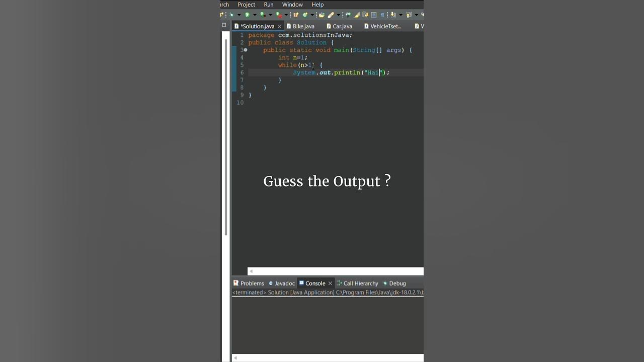 Guess the Output of these Java Program #java #learnwithmeck #coding ...