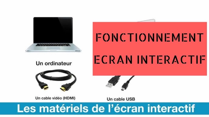 Connecter correctement un ordinateur à un écran interactif