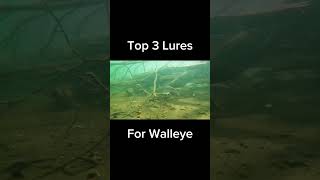 Top 3 Lures for Walleye! | #fishing #walleye #shorts Top 3 Lures for Walleye! | #fishing #walleye #shorts