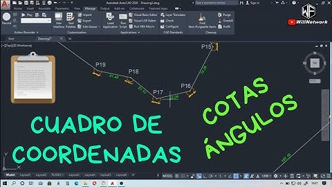 ACOTAR, INSERTAR CUADRO DE COORDENADAS, ÁNGULOS, ÁREA Y PERÍMETRO FÁCIL | Ronatelo App | WillNetwork