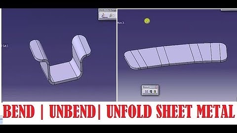 FOLD || UNFOLD || UNBEND CATIA
