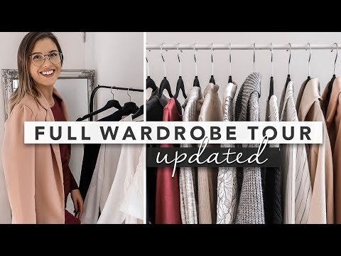 Updated Full Closet Tour Of My Capsule Wardrobe | By Erin Elizabeth