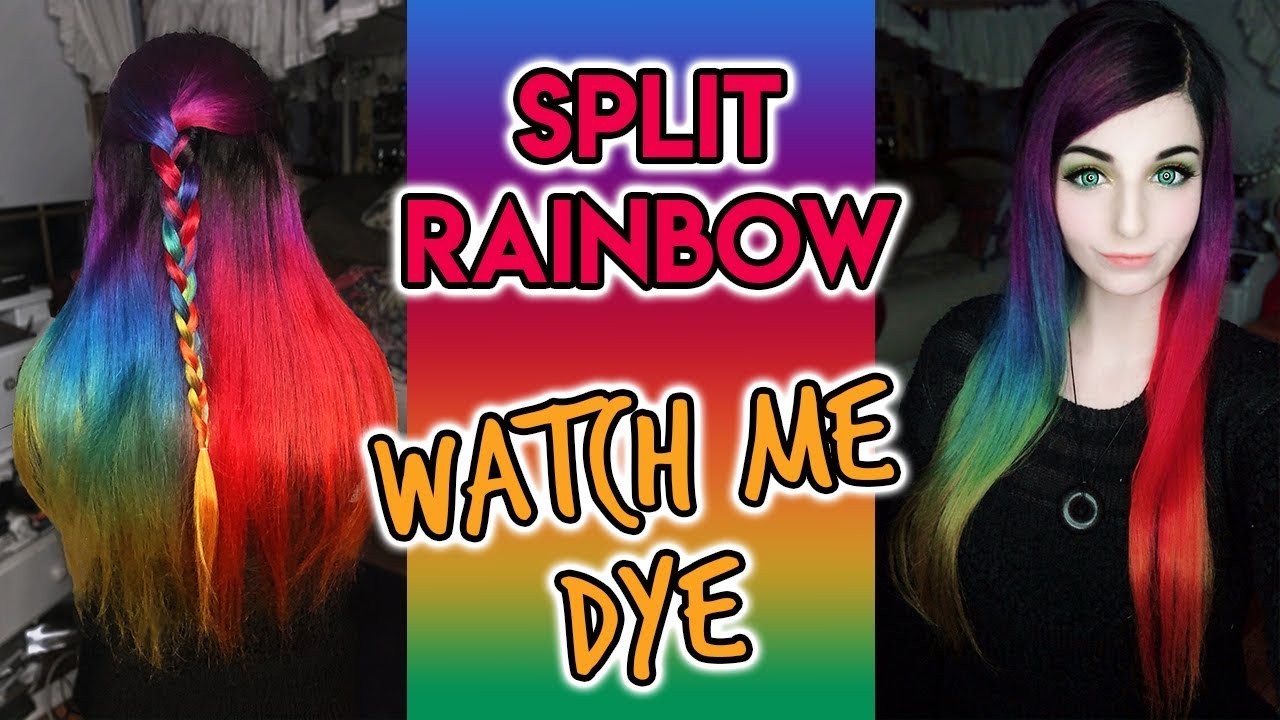 Dying a Wig RAINBOW Colors! | DIY Human Hair Wig