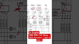 ABB SPAJ 140 Relay - SGR ( SS2 &amp; SS3 ) Function #protectionrelay #relay #substation #abb #spaj140