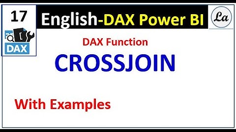 DAX  CROSSJOIN in Power BI
