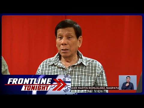 Ex-president Duterte, nanindigang kasama si PBBM sa drug watchlist | Frontline Tonight