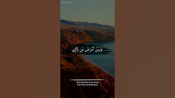 تلاوة | وَمَنْ أَعْرَضَ عَن ذِكْرِي | القارئ شريف مصطفى | سورة طه