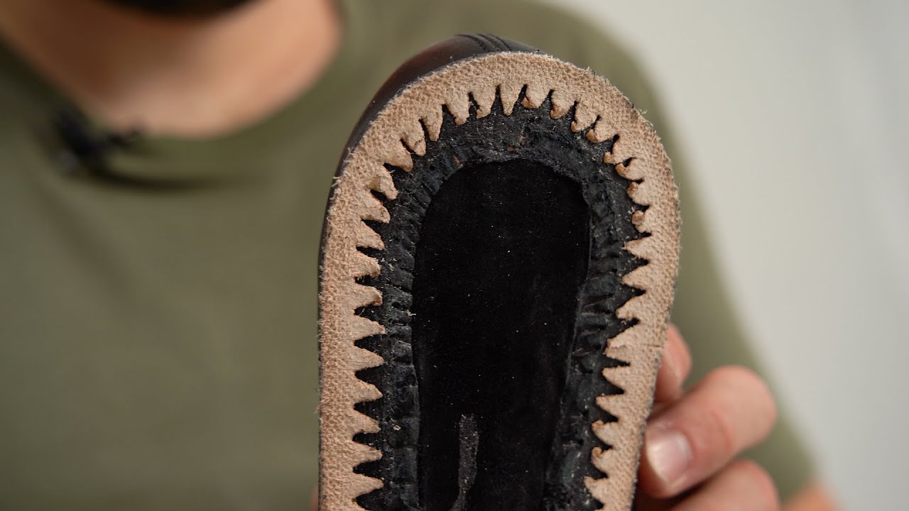 ПРИКЛЕИВАНИЕ РАНТА | РУЧНОЕ изготовление ОБУВИ | КУРСЫ по ПОШИВУ ОБУВИ ...