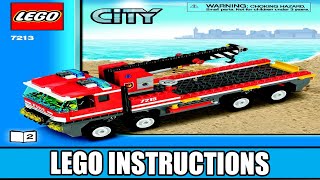 Lego Instructions City 7213 Off-Road Fire Truck & Fireboat Book 2