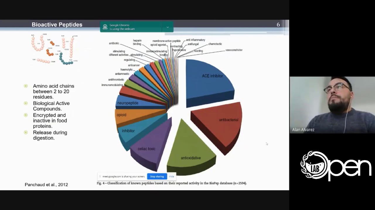 Bioinformatic analysis of Insects proteins peptides Dr. Alan Javier Hernández Álvarez