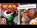 HACKER MM2 TEAMERS EXPOSED THE SERVER 😱😈 | Roblox Murder Mystery 2 Funny Moments